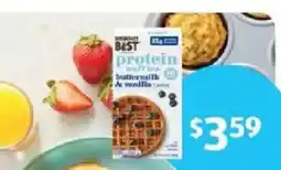 Aldi Herbster Best Protein Waffles Buttermilk & Vanilla offer