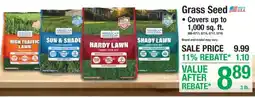 Menards American seed grass seed offer