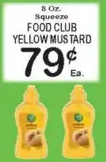 Foodland Food Club yellow mustard offer