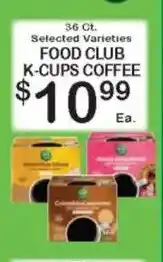 Foodland Food Club K-Cups Coffee offer