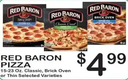 Foodland Red Baron pizza offer