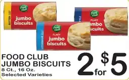 Foodland Food Club jumbo biscuits offer