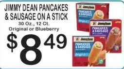Foodland Jimmy Dean Pancakes & Sausage on a Stick offer