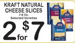 Foodland Kraft natural cheese slices offer