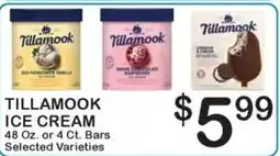 Foodland Tillamook ice cream offer