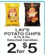 Foodland Lay's potato chips offer