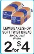 Foodland Lewis Bake Shop Soft Twist Bread offer