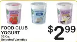 Foodland Food Club Yogurt offer