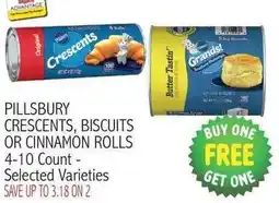 Ingles Markets Pillsbury crescents, biscuits or cinnamon rolls offer