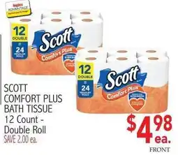 Ingles Markets Scott comfort plus bath tissue offer