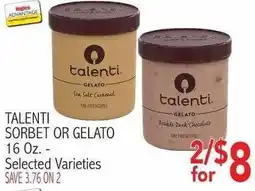 Ingles Markets Talenti sorbet or gelato offer