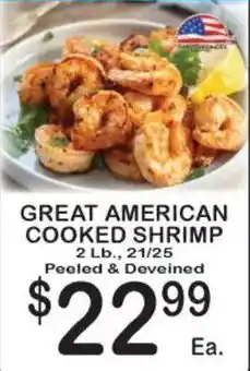 Foodland Great American Cooked Shrimp offer