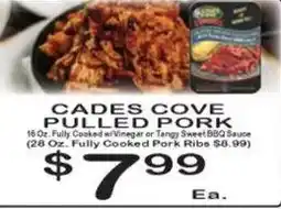 Foodland Cades Cove pulled pork offer