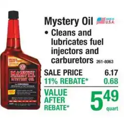 Menards Marvel mystery oil offer