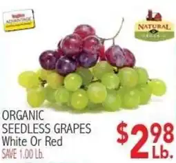 Ingles Markets Organic seedless grapes offer