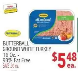 Ingles Markets Butterball ground white turkey offer