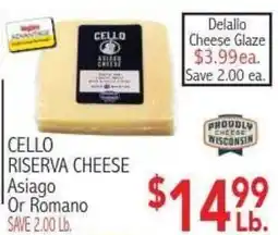 Ingles Markets Cello riserva cheese offer