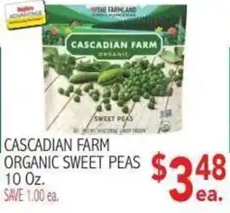 Ingles Markets Cascadian Farm organic sweet peas offer