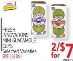 Ingles Markets Fresh Innovations Mini Guacamole Cups offer