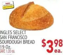 Ingles Markets Singles Select San Francisco Sourdough Bread offer