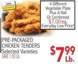 Ingles Markets Pre-packaged chicken tenders offer