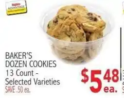 Ingles Markets Baker's dozen cookies offer