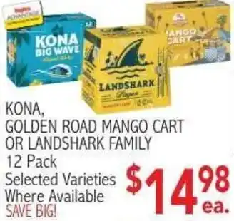 Ingles Markets Kona, Golden Road Mango Cart or Landshark Family offer