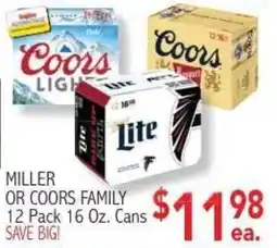 Ingles Markets Miller or Coors Family offer