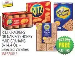 Ingles Markets Ritz Crackers or Nabisco Honey Maid Grahams offer