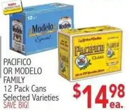 Ingles Markets Pacifico or Modelo Family offer