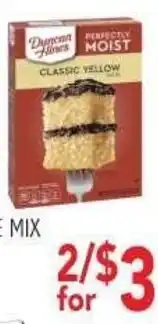 Ingles Markets Duncan Hines classic yellow cake mix offer
