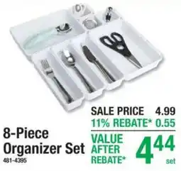 Menards 8-Piece Organizer Set offer