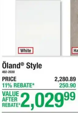 Menards Oland Style offer