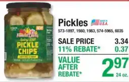 Menards Famous Dave's Spicy Dill Pickle Chips offer