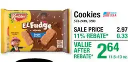 Menards Keebler elf fudge offer