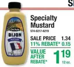 Menards Dijon mustard offer