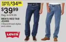 Dunham's Sports Men's Red Tab Jeans offer