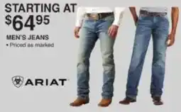 Dunham's Sports Ariat men's jeans offer