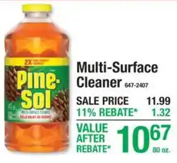 Menards Pine-Sol Multi-Surface Cleaner offer