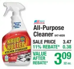 Menards Krud Kutter all-purpose cleaner offer