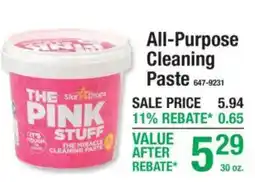 Menards Star Drops the pink stuff all-purpose cleaning paste offer
