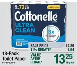 Menards Cottonelle toilet paper offer