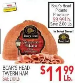 Ingles Markets Boar's Head Tavern Ham offer