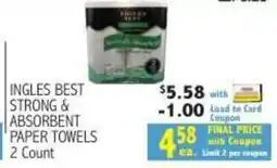 Ingles Markets Ingles best strong & absorbent paper towels offer
