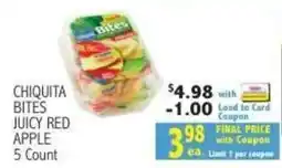 Ingles Markets Chiquita Bites Juicy Red Apple offer