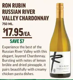 Central Market Ron Rubin Russian River Valley Chardonnay offer