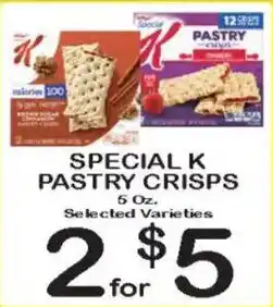Foodland Special K Pastry Crisps offer
