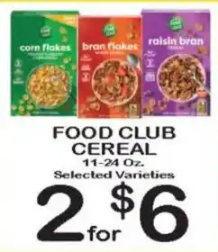 Foodland Food Club Cereal offer