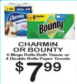 Foodland Charmin or Bounty offer