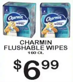 Foodland Charmin flushable wipes offer